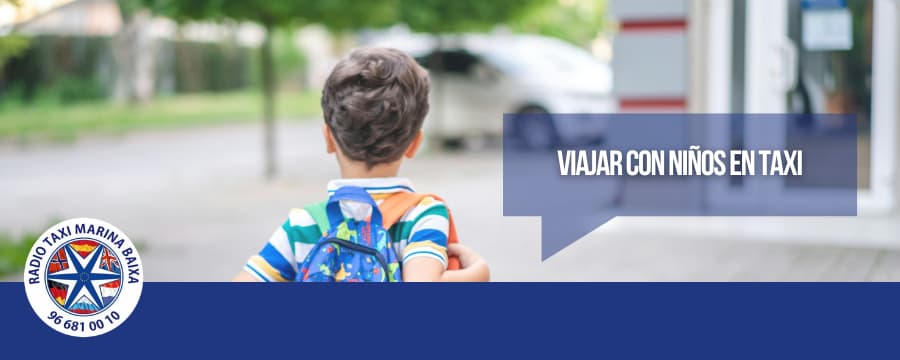 viajar en taxi con niños en benidorm